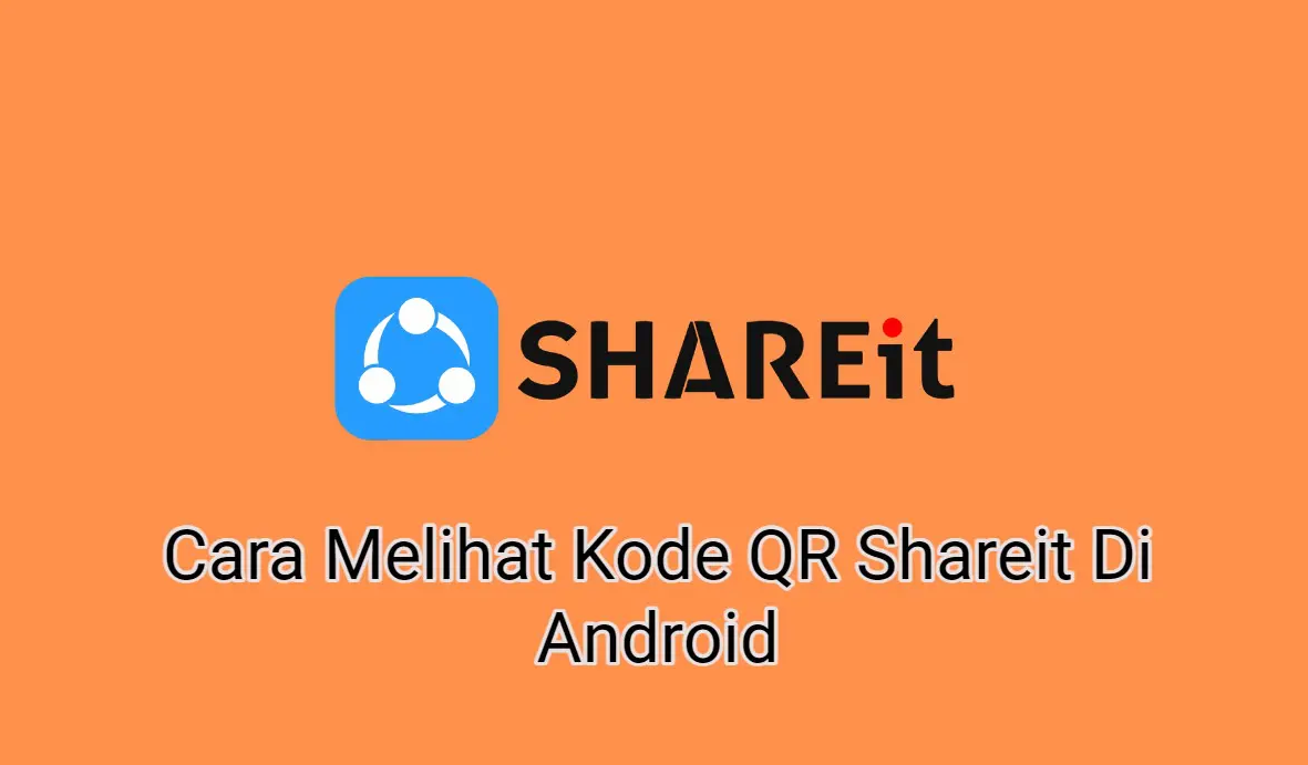 Cara Barcode Shareit