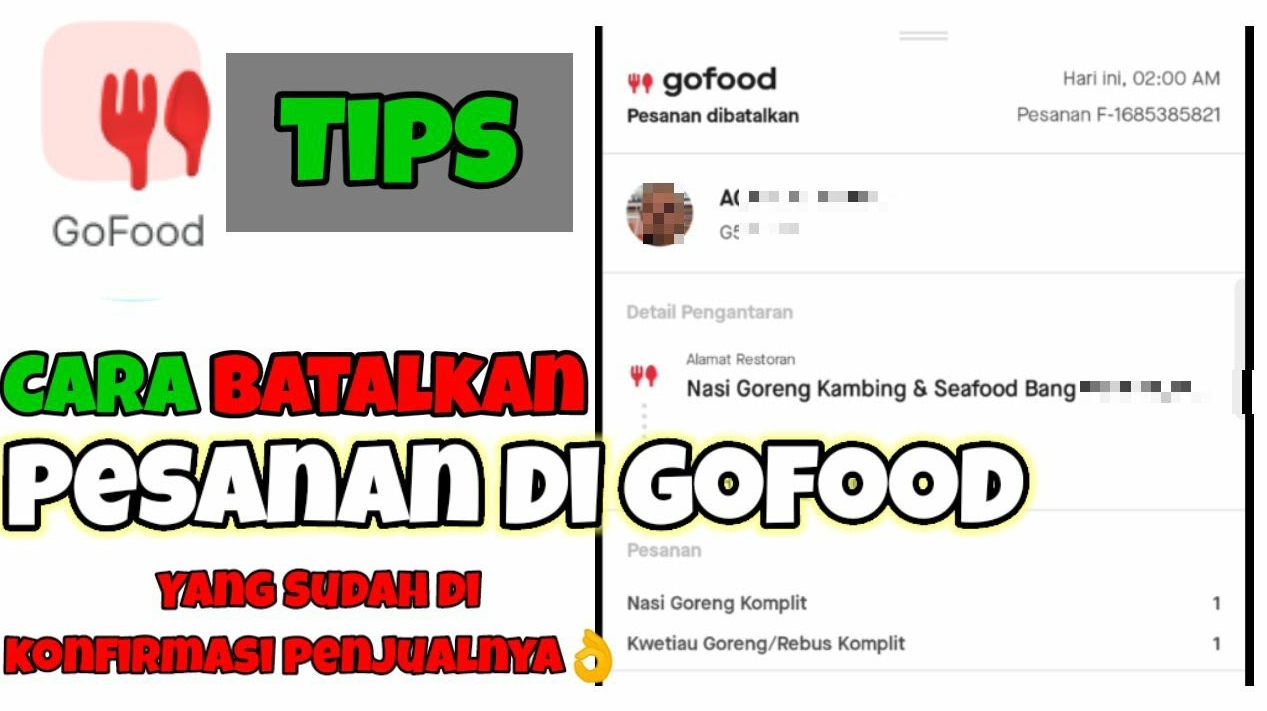 Cara Batalkan Go Food