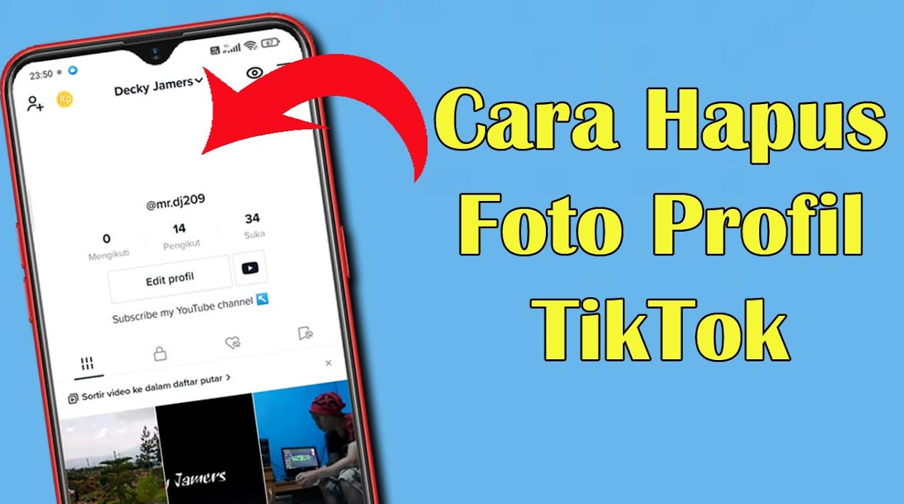 Cara Menghapus Foto Profil di TikTok