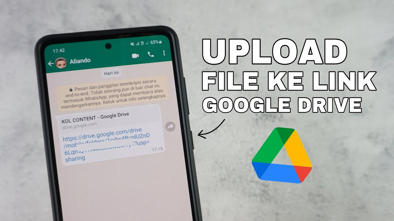 Cara Upload File ke Link Google Drive Tanpa Repot