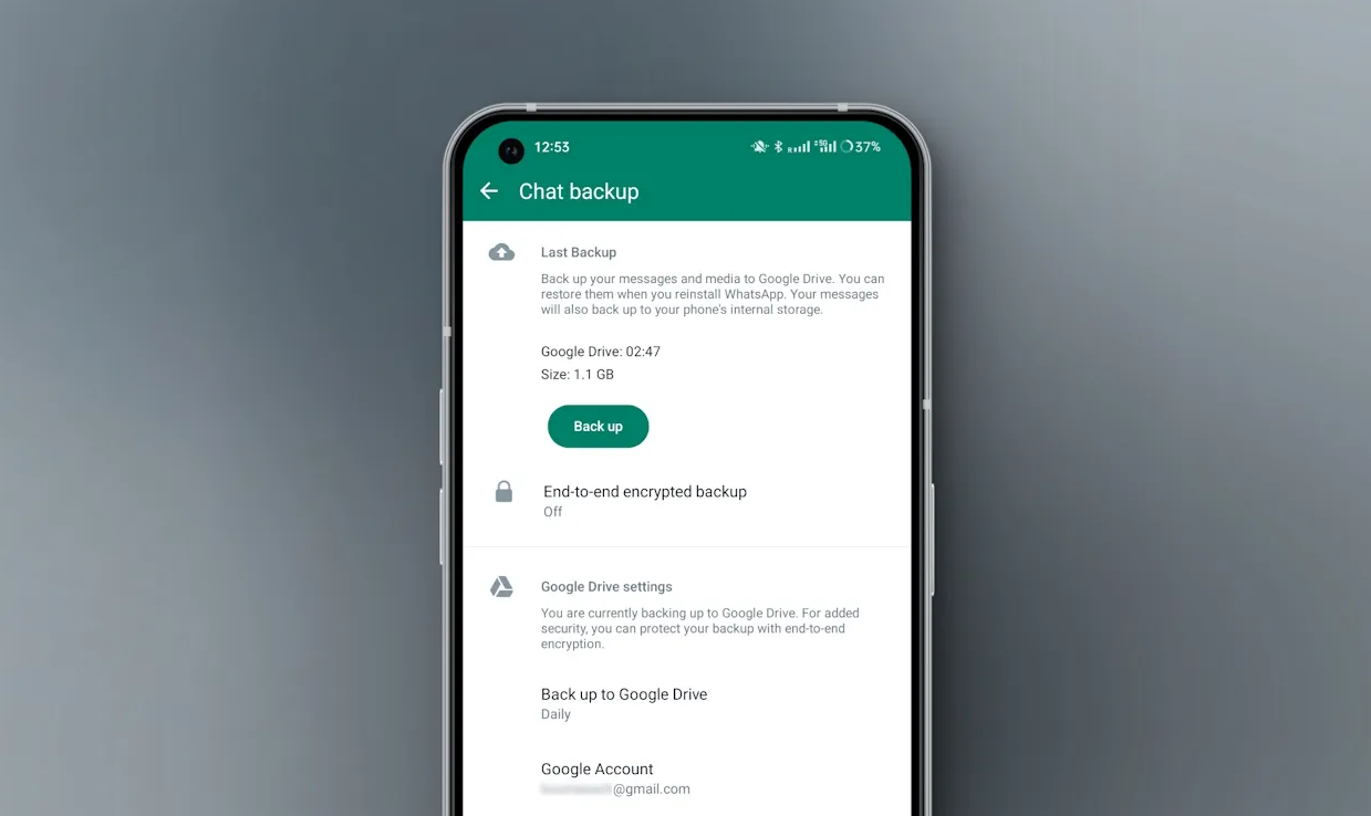 Backup Chat WhatsApp di Smartphone